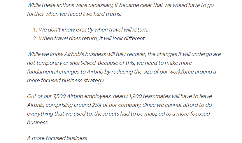 airbnb employee communication