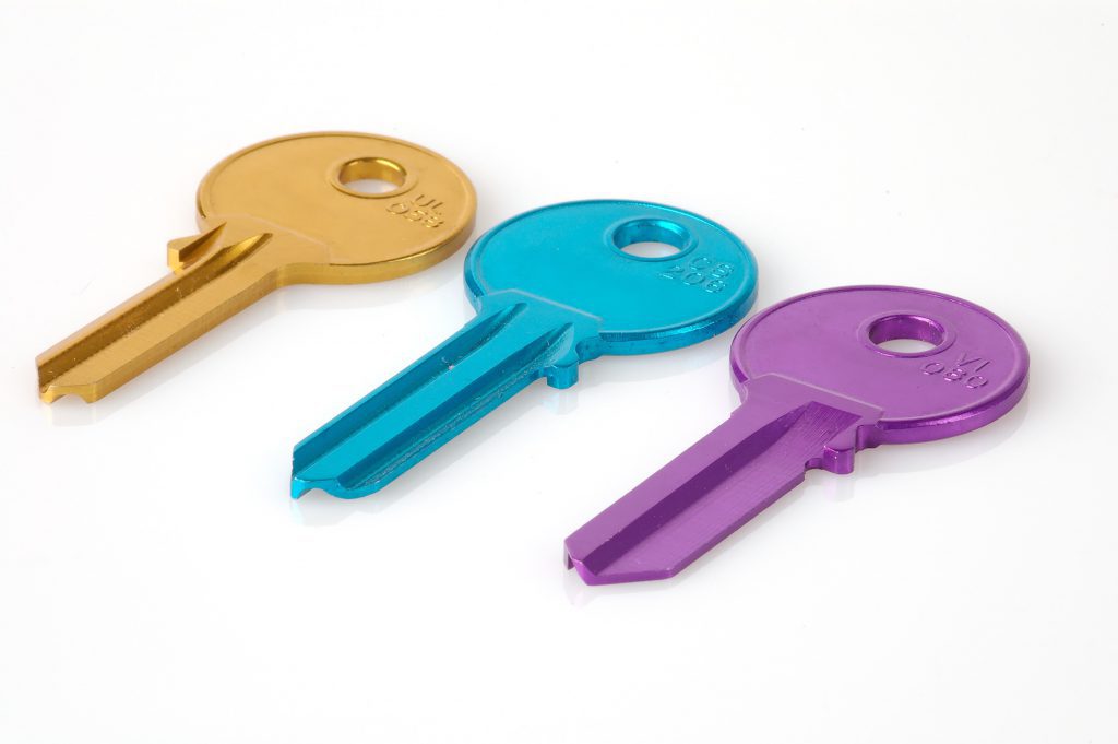 Colourful keys