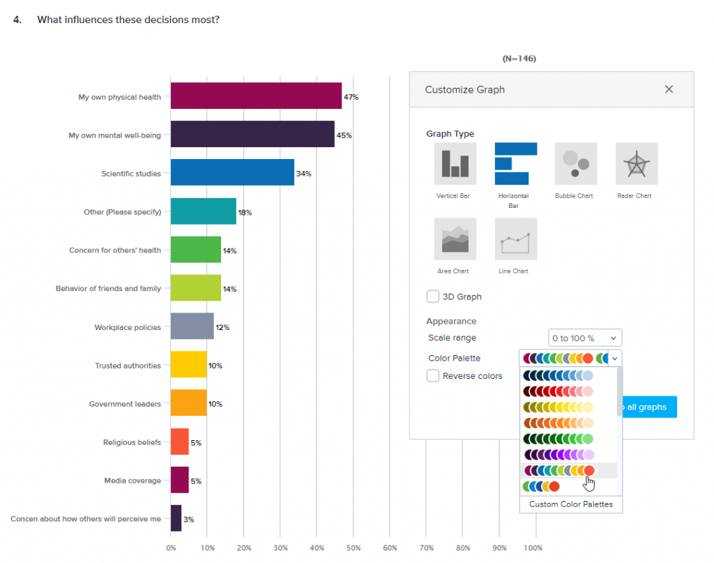 select color palette