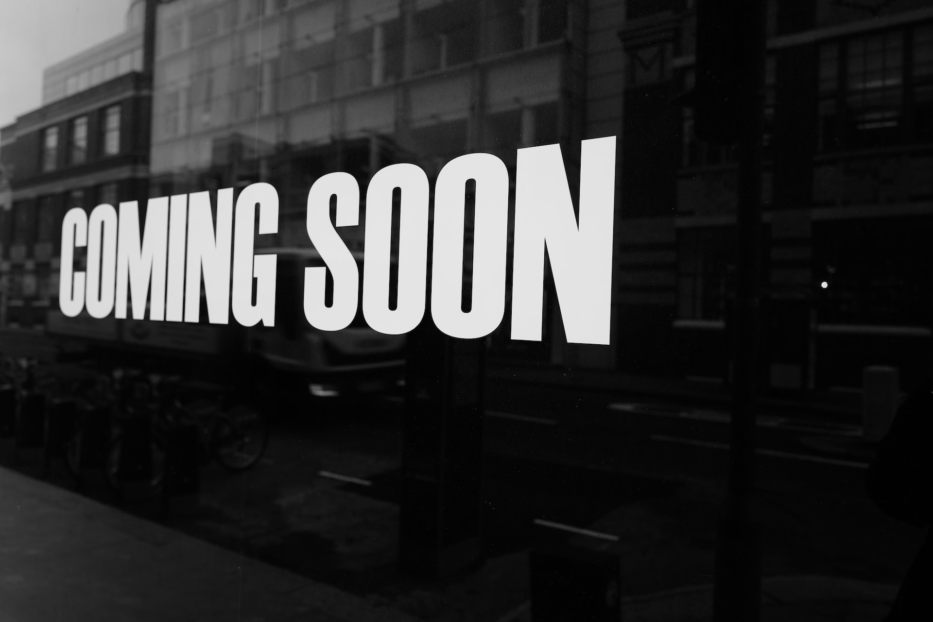 coming soon sign for rebranding