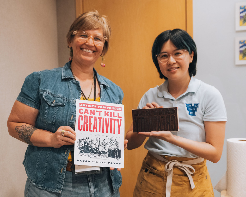 two artists from the Artists Thrive Summit 2025